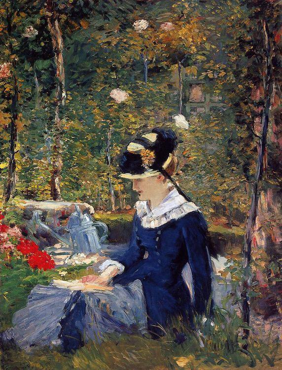Edouard Manet Young Woman in the Garden